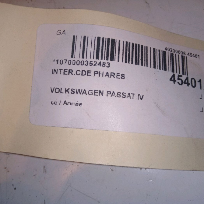 Interrupteur commande de phares occasion 4