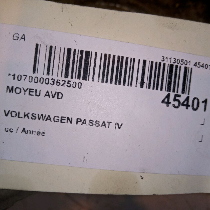 Moyeu avd occasion 4