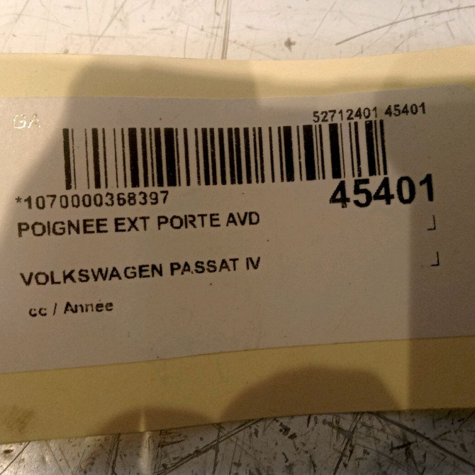 Poignee ext porte avd occasion 4