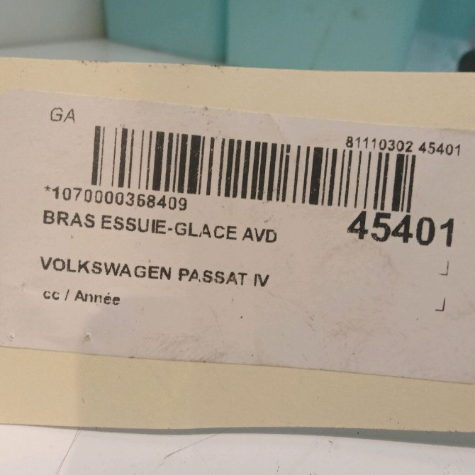 Bras essuie-glace avant droit occasion 3