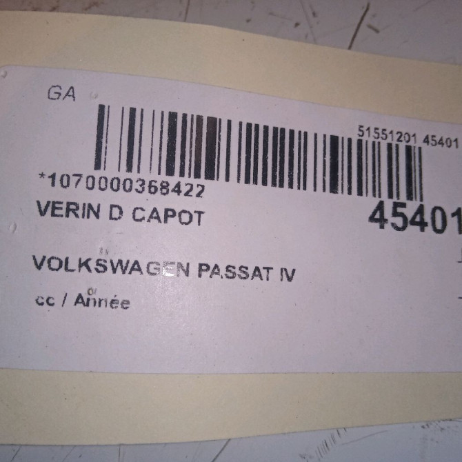 Verin d capot occasion 3