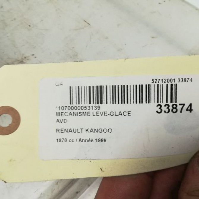Mécanisme lève-glace avant droit occasion RENAULT KANGOO I Phase 1 09-1997->06-2003 1.9 D 7700303552 4