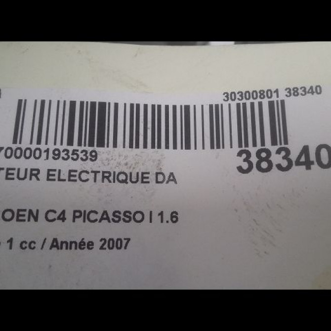 Moteur electrique de direction assistée occasion CITROEN C4 PICASSO I Phase 1 01-2007->10-2013 1.6 HDi 16v 110ch 4007WK 3