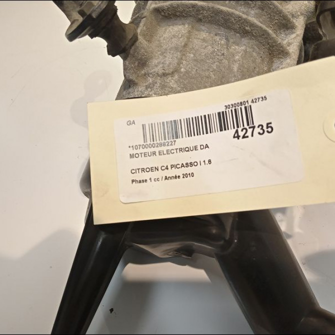 Moteur electrique de direction assistée occasion CITROEN C4 PICASSO I Phase 1 01-2007->10-2013 1.6 HDi 16v 110ch 4007WK 4