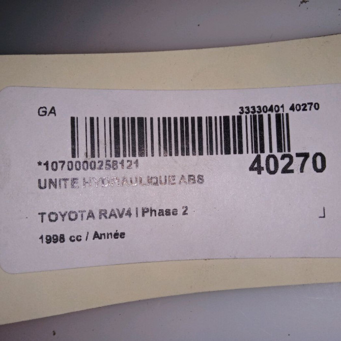 Unité hydraulique ABS occasion TOYOTA RAV4 I Phase 2 11-1997->07-2000 4405042010 5