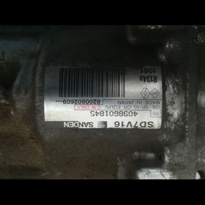 Compresseur air conditionne occasion DACIA LOGAN I Phase 1 MCV 01-2007->10-2008 1.5 DCI 85ch 6001549710 3