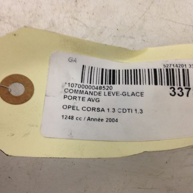 Commande lève-glace porte avant gauche occasion OPEL CORSA III Phase 2 08-2003->09-2006 1.3 CDTI 24411030 3
