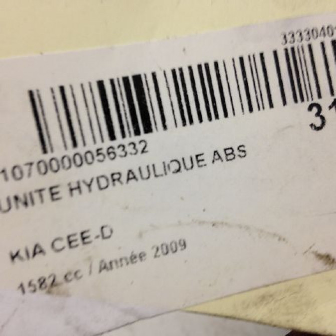 Unité hydraulique ABS occasion KIA CEE D II Phase 1 09-2012->... 589201H4A0 5