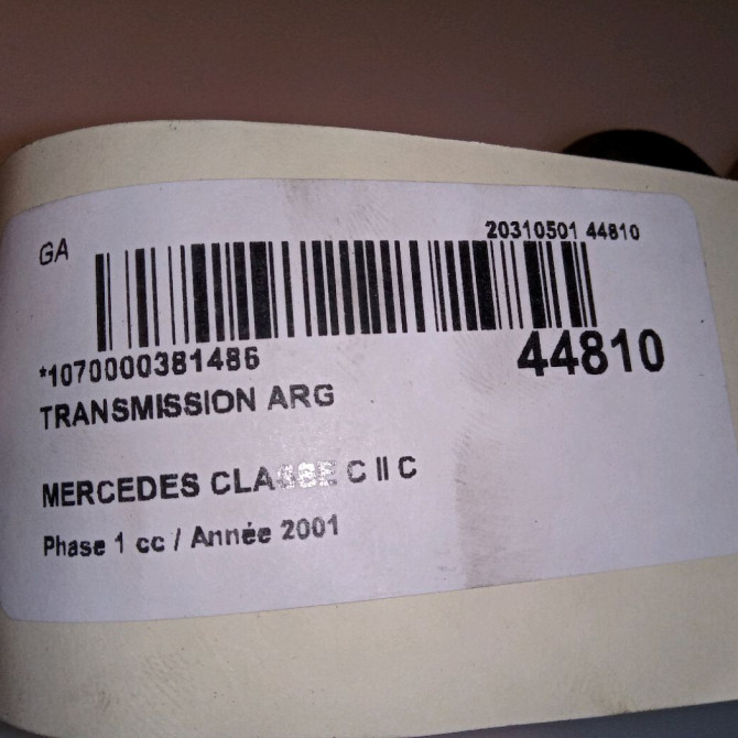 Transmission arrière gauche occasion MERCEDES CLASSE C II Phase 1 05-2000->03-2004 C 220 CDI 2033508810 3