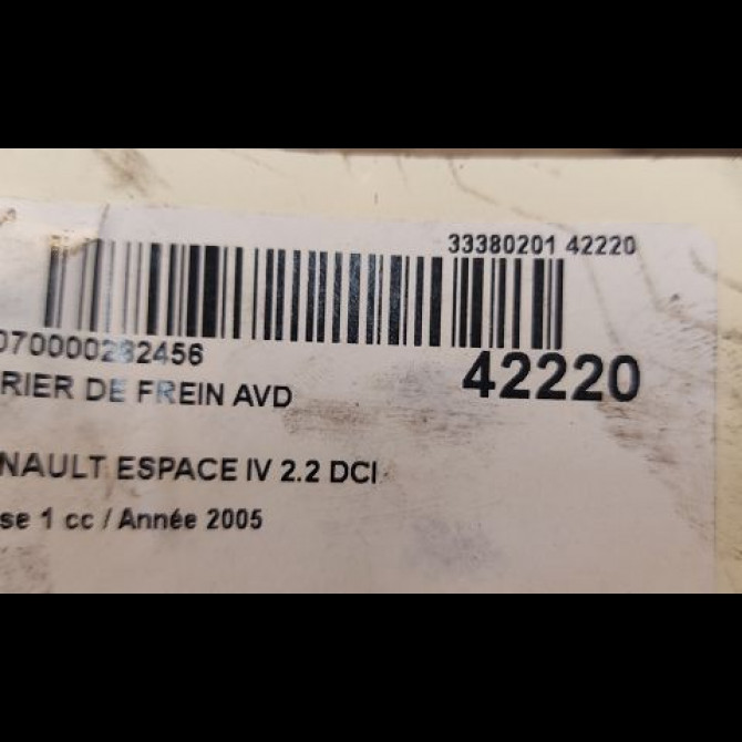 Etrier de frein avant droit occasion RENAULT ESPACE IV Phase 1 09-2002->03-2006 2.2 DCI 150ch 7701049763 3