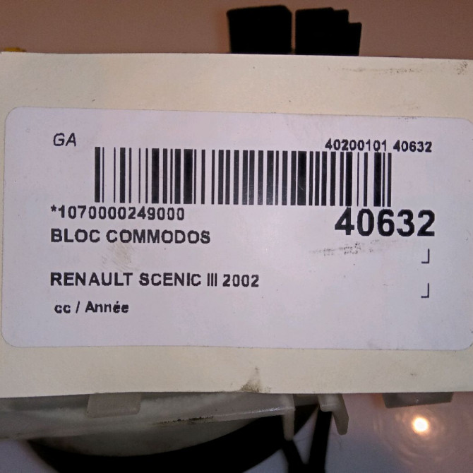 Bloc commodos occasion RENAULT SCENIC III 4