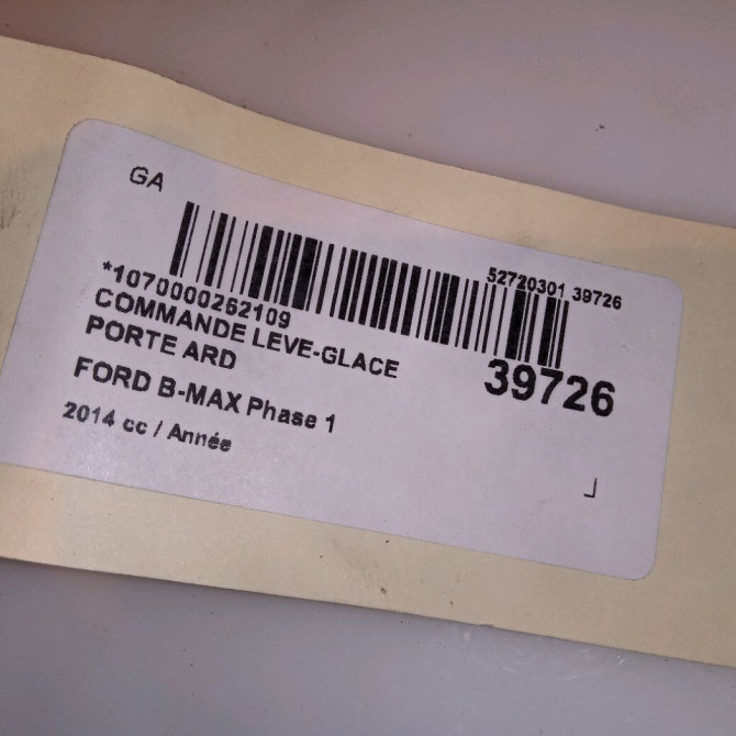 Commande leve-glace porte arrière droite occasion FORD B-MAX Phase 1 06-2012->... 4
