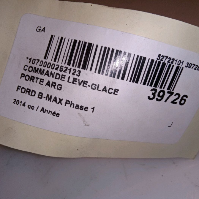 Commande leve-glace porte arrière gauche occasion FORD B-MAX Phase 1 06-2012->... 4
