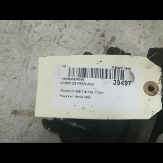 Etrier de frein avant droit occasion PEUGEOT 406 Phase 2 04-1999->04-2004 1.8i 16v 112ch 4401A1 3