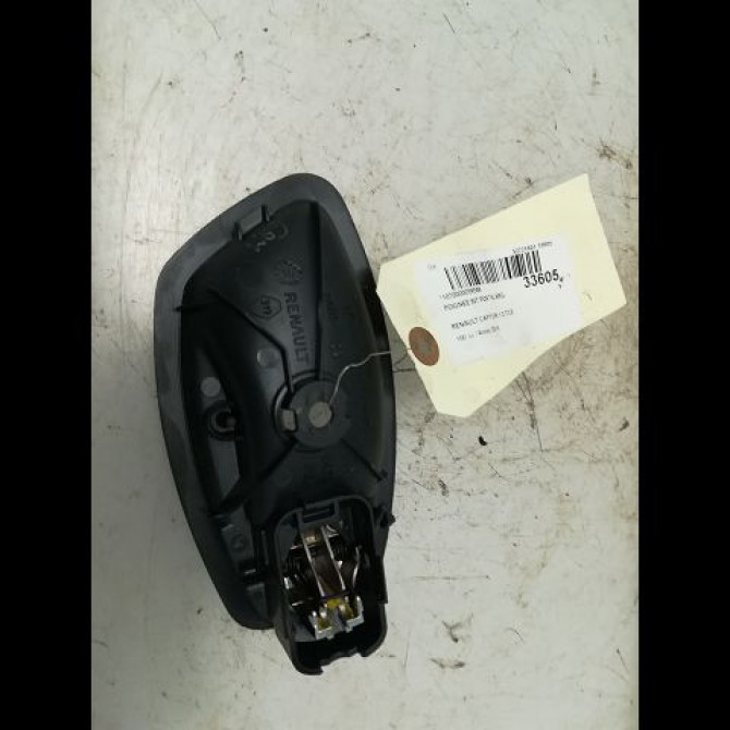 Poignee int porte arg occasion RENAULT CAPTUR Phase 1 02-2013->... 1.2i 118 16V 806716611R 2
