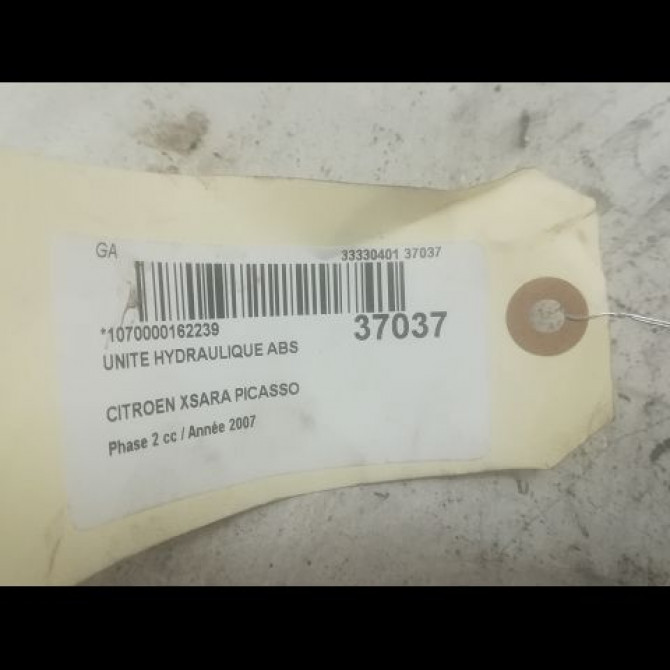 Unité hydraulique ABS occasion CITROEN XSARA PICASSO Phase 2 02-2004->12-2010 1.6 HDI 110ch 4541L7 3
