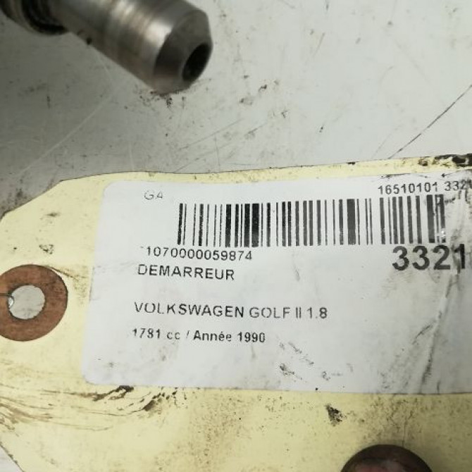 Démarreur occasion VOLKSWAGEN GOLF II Phase 1 01-1984->06-1992 4