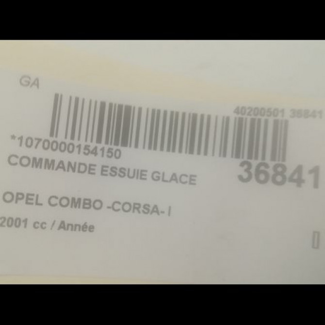 Commande essuie glace occasion OPEL COMBO -CORSA- I phase 1 08-1993->12-2001 90481242 3