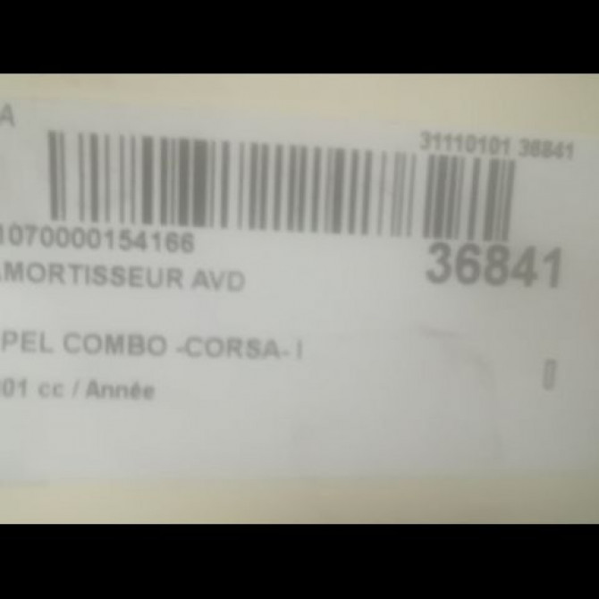Amortisseur avant droit occasion OPEL COMBO -CORSA- I phase 1 08-1993->12-2001 72119025 2