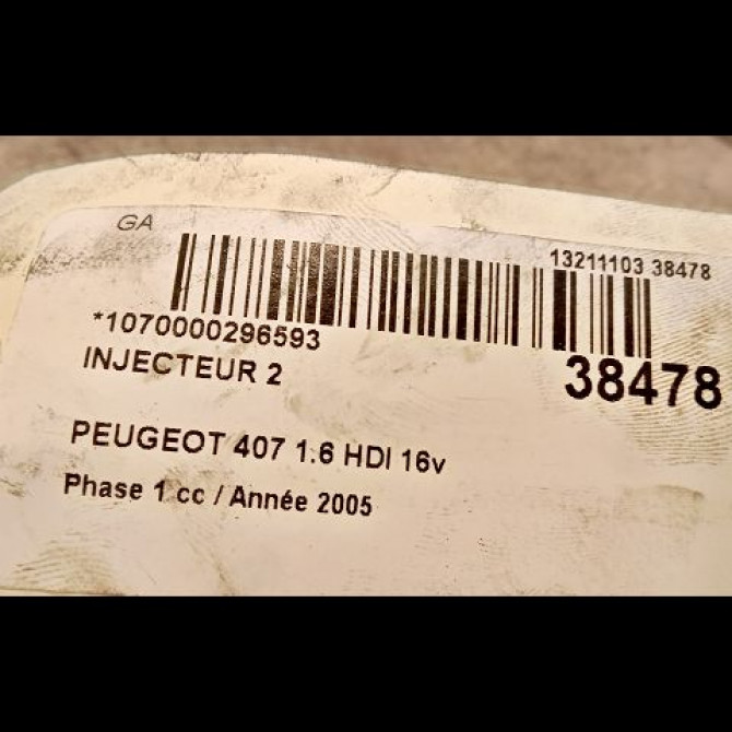 occasion PEUGEOT 407 Phase 1 04-2004->07-2008 1.6 HDI 16v 1609850380 3