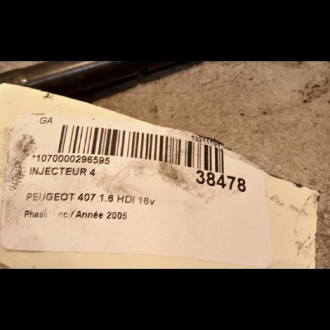occasion PEUGEOT 407 Phase 1 04-2004->07-2008 1.6 HDI 16v 1609850380 3