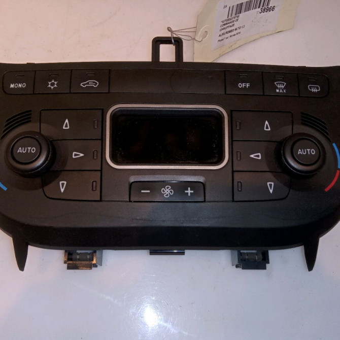 Commande de chauffage occasion ALFA ROMEO MI.TO MI.TO Phase 1 2008-09-01->2016-12-31 1.3 JTDM 95ch 156083331 1