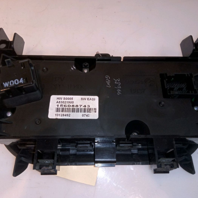 Commande de chauffage occasion ALFA ROMEO MI.TO MI.TO Phase 1 2008-09-01->2016-12-31 1.3 JTDM 95ch 156083331 2