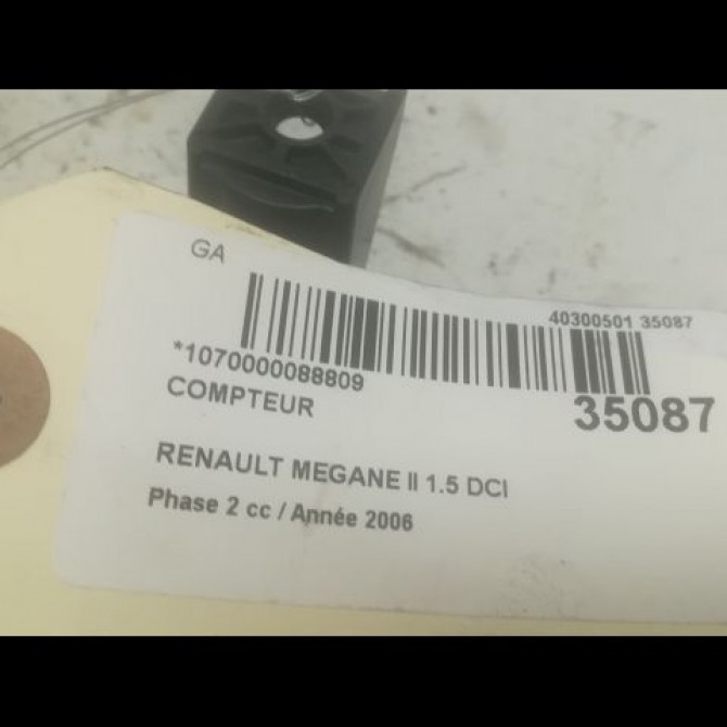 Compteur occasion RENAULT MEGANE II Phase 2 01-2006->06-2009 1.5 DCI 105ch 8200720313 3