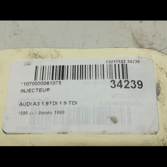 Injecteur occasion AUDI A3 I Phase 1 09-1996->10-2000 4