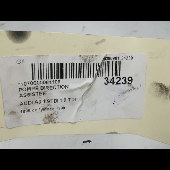 Pompe direction assistee occasion AUDI A3 I Phase 1 09-1996->10-2000 2K0422154A 3