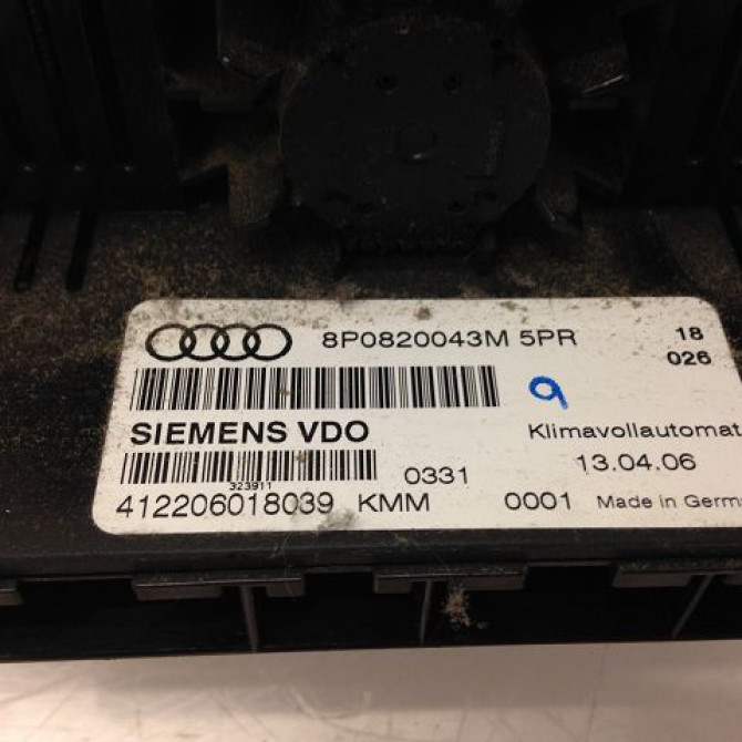 Commande de chauffage occasion AUDI A3 II Phase 1 06-2003->06-2008 1.9 TDi 3