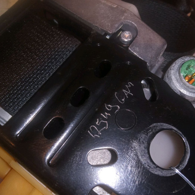 Ceinture avant gauche occasion NISSAN NOTE I phase 2 03-2009->02-2014 86885BH15C 3