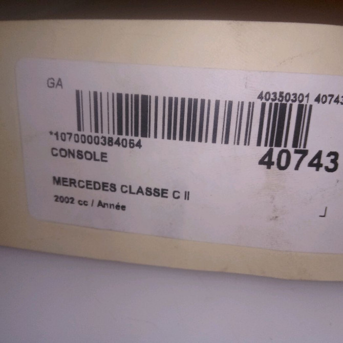 Console occasion MERCEDES CLASSE C II Phase 1 05-2000->03-2004 4