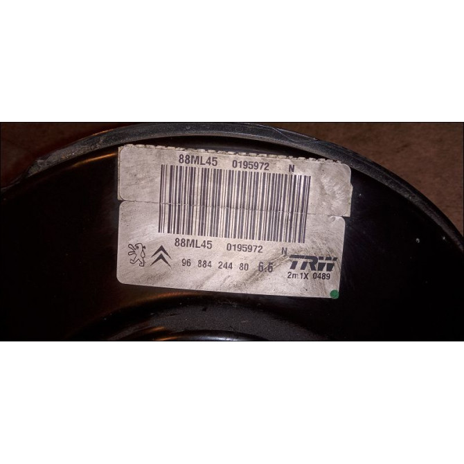 Servo-frein occasion PEUGEOT 207 Phase 1 04-2006->06-2013 1.4 HDI 70ch 1609894980 3