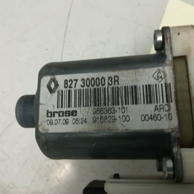 Mecanisme+moteur leve-glace ard occasion RENAULT MEGANE III Phase 1 11-2008->01-2012 827200003R 3