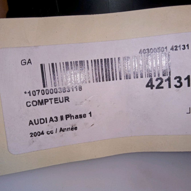 Compteur occasion AUDI A3 II Phase 1 06-2003->06-2008 8P0920930K 4