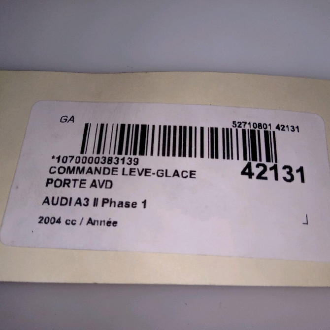 Commande lève-glace porte avant droite occasion AUDI A3 II Phase 1 06-2003->06-2008 4F0959855A5PR 3