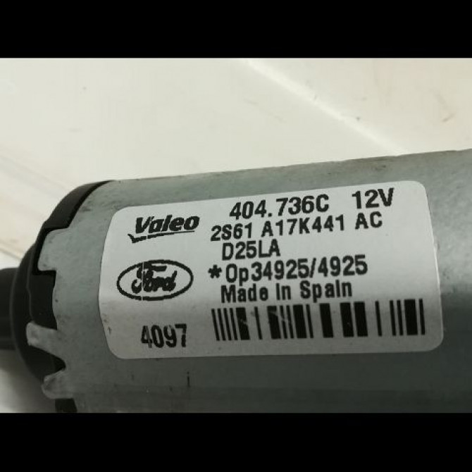 Moteur essuie-glace arrière occasion FORD FIESTA V Phase 2 10-2005->10-2008 1.3i 1422314 4
