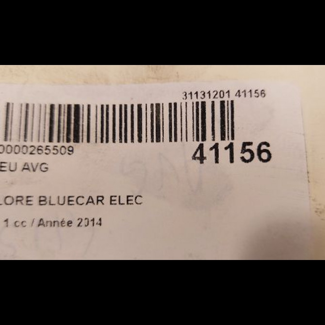 Moyeu avg occasion BOLLORE BLUECAR Phase 1 01-2011->... ELEC 3