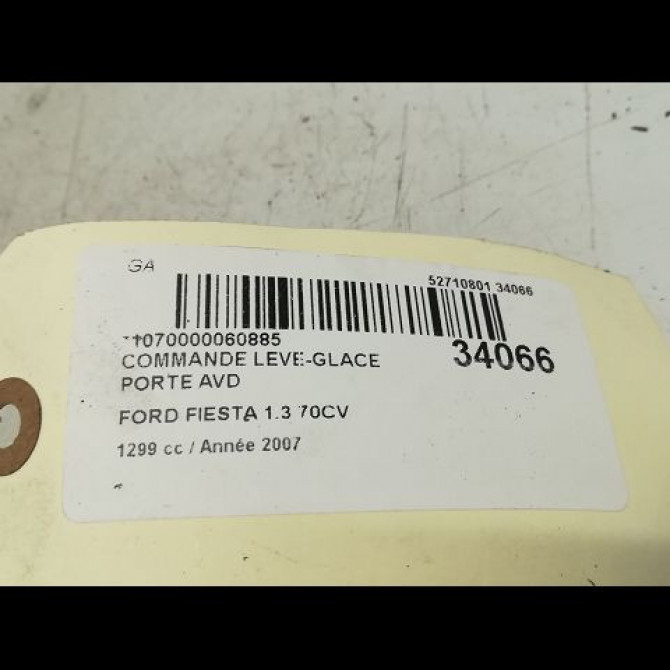 Commande lève-glace porte avant droite occasion FORD FIESTA V Phase 2 10-2005->10-2008 1.3i 3