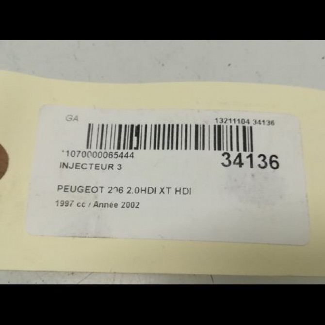 occasion PEUGEOT 206 Phase 1 09-1998->03-2009 1.4 HDI 5