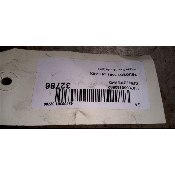 Ceinture avant droite occasion PEUGEOT 308 I Phase 2 04-2011->12-2014 1.6 E-HDI 112ch 8976S2 2