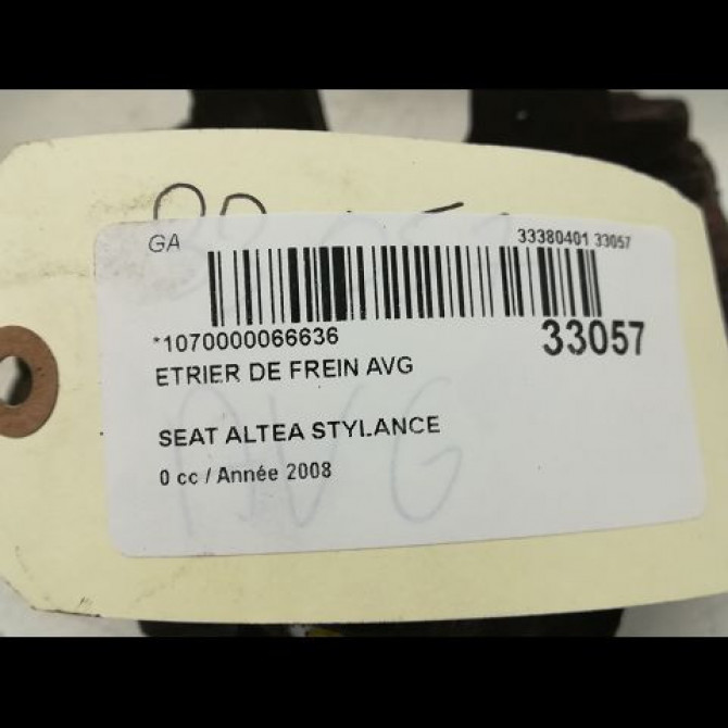 Etrier de frein avant gauche occasion SEAT ALTEA Phase 1 04-2004->05-2009 4