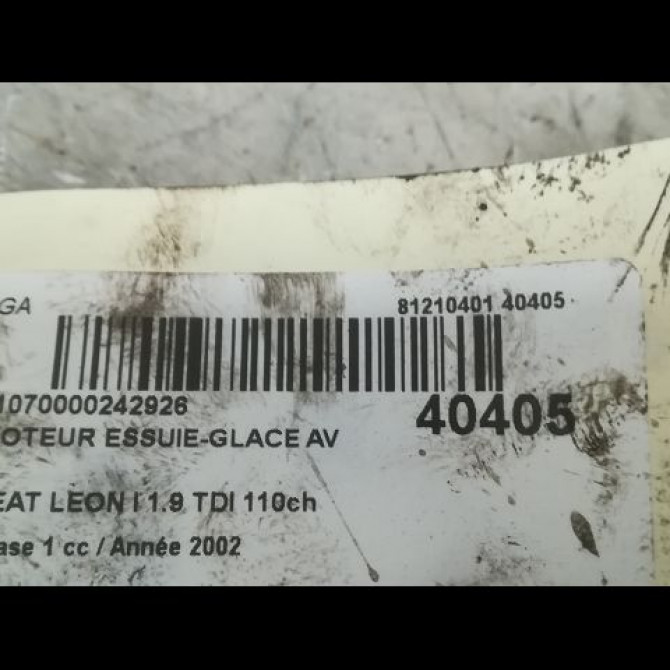 Moteur essuie-glace avant occasion SEAT LEON I Phase 1 04-2000->10-2006 1.9 TDI 110ch 1J1955113C 3