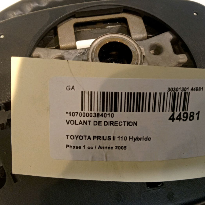 Volant de direction occasion TOYOTA PRIUS II Phase 1 03-2004->11-2009 110 Hybride 4