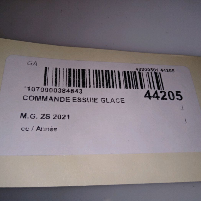 Commande essuie glace occasion M.G. ZS 5