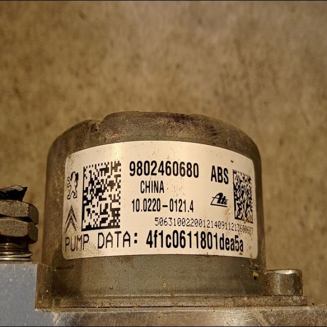 Unité hydraulique ABS occasion CITROEN C3 II Phase 1 11-2009->02-2013 1608752780 3