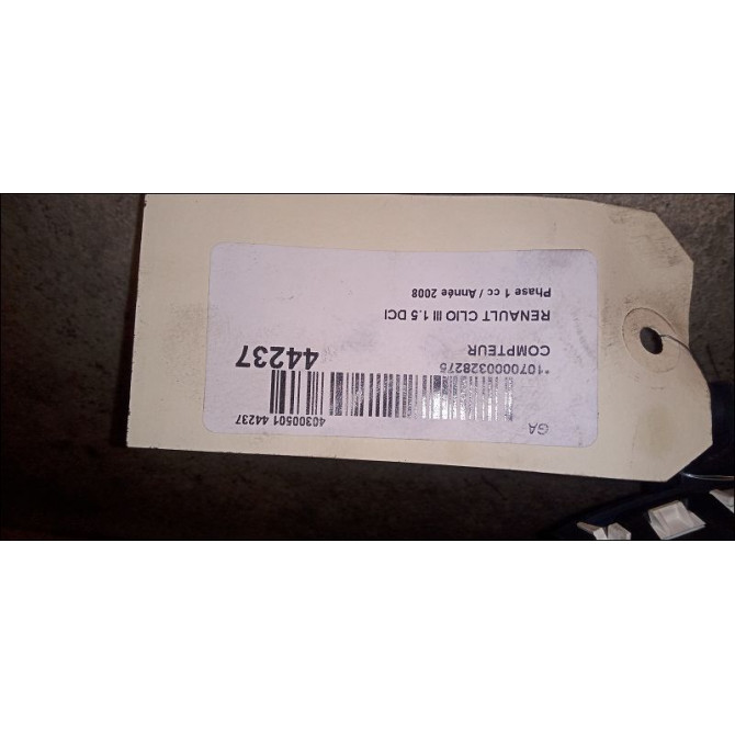 Compteur occasion RENAULT CLIO III Phase 1 09-2005->03-2009 1.5 DCI 70ch 8201060289 3