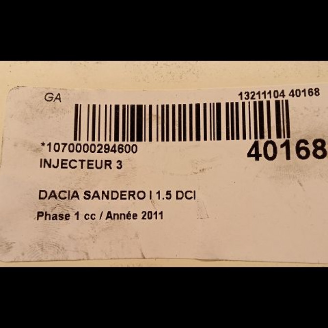 occasion DACIA SANDERO I Phase 1 06-2008->10-2012 1.5 DCI 75ch 3