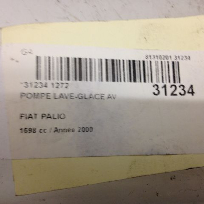 Pompe lave-glace avant occasion FIAT PALIO Phase 1 03-1998->12-2002 3